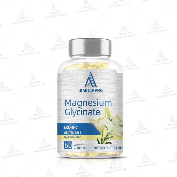 High Absorption Magnesium Glycinate Gummies 100 mg per Serving, Muscle, Nerve, Bone and Heart Support, Magnesium Supplement, 60 Magnesium Gummies, 20 Day Supply - Capsule Gummy Manufacturer