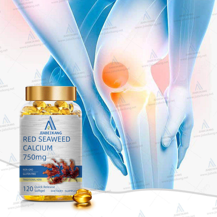Red Seaweed (Sea Vegetables), Marine Coral Calcium, Vitamin D3, Multi-vitamin - 1 Bottle, 90 Veg Capsules - Capsule Gummy Manufacturer