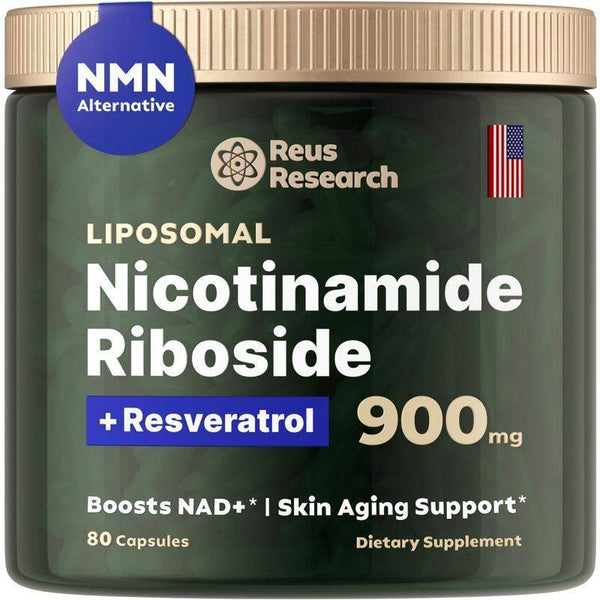 Jiabeikang NR900 - NAD+ Supplement for Skin Aging Support, Energy, and Focus - 80 Count - Vitamin & Wellness Supplements Dietary - Capsule Gummy Manufacturer