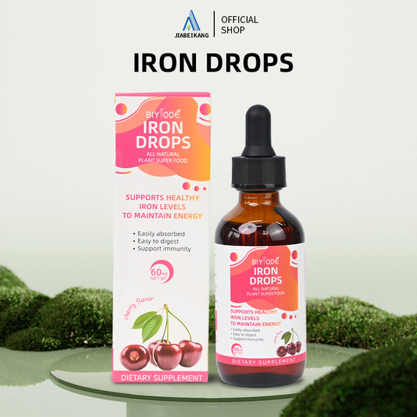 Private Label High Potency Iron Drops Supplement For Women & Adults