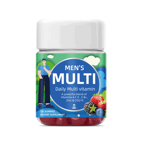 Men's Multivitamin Gummy, Vitamins A, C, D, E, B, Zinc, Blackberry Flavor, 45 Day Supply - 90 Count - Capsule Gummy Manufacturer