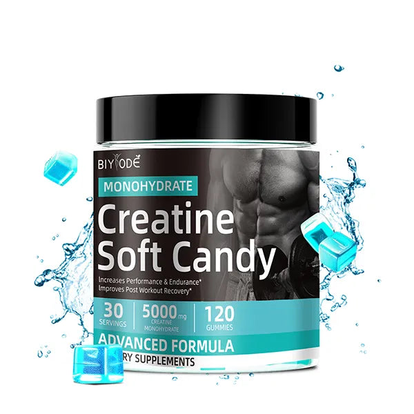 Custom Creatine Monohydrate Soft Candy For Muscle Support