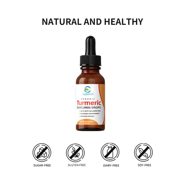 Custom Turmeric Drops Herbal Supplement