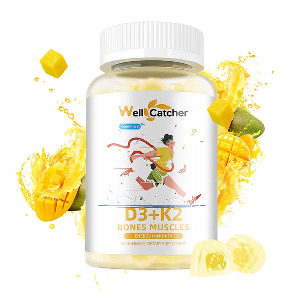 Vitamin D3 K2 Gummies OEM Factory Supports Bulk Customization