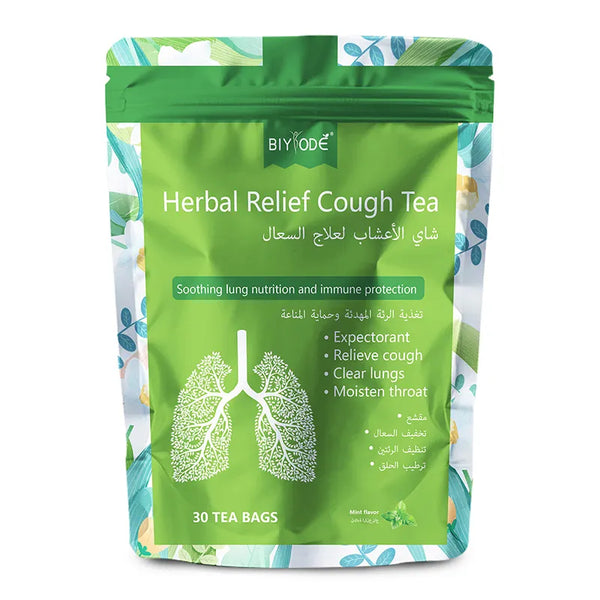 White Label Herbal Relief Cough Tea Wholesale Distributor