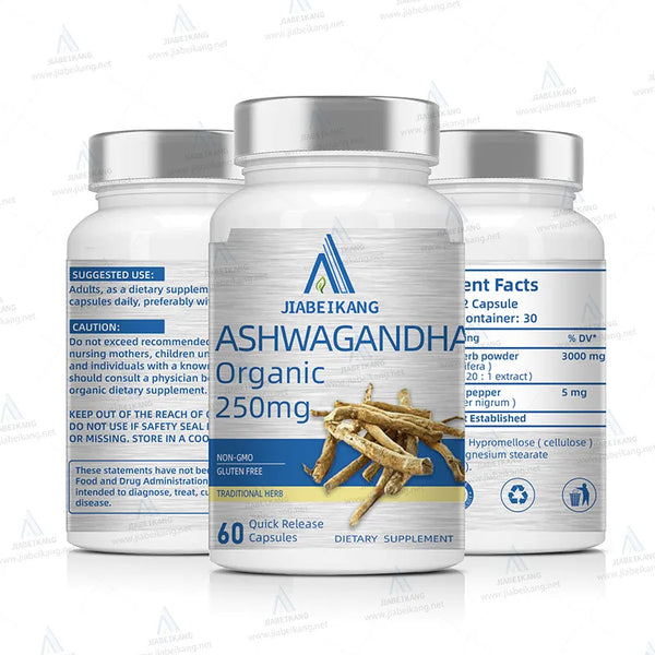 Ashwagandha Capsules On Demand Customization Pre Work Supplement